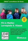 Cover: Fit in Mathe: Lernspiele 6. Klasse - Windows 10 / 8 / 7 / Vista / XP - KHSweb