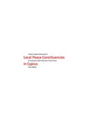 Cover: Local Peace Constituencies in Cyprus - Berghof Foundation