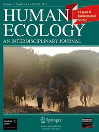 Abbildung von: Human Ecology - Springer