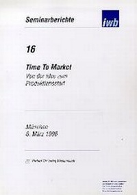 Enlarge image Cover: Time to Market - utzverlag GmbH