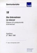 Cover: Das Unternehmen im Internet - utzverlag GmbH