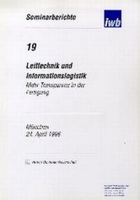 Enlarge image Cover: Leittechnik und Informationslogistik - utzverlag GmbH