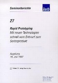 Enlarge image Cover: Rapid Prototyping - utzverlag GmbH