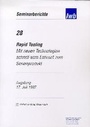 Cover: Rapid Tooling - utzverlag GmbH
