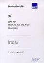 Cover: 3D-CAD - utzverlag GmbH