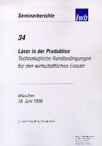 Enlarge image Cover: Laser in der Produktion - utzverlag GmbH
