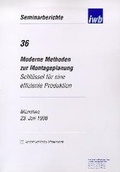 Cover: Moderne Methoden zur Montageplanung - utzverlag GmbH