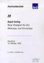 Cover: Rapid Tooling - utzverlag GmbH