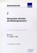 Cover: Dynamisches Verhalten von Werkzeugmaschinen - utzverlag GmbH