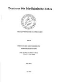Cover: Der Bochumer Arbeitsbogen und der t&uuml;rkische Patient - Ruhr-Universit&auml;t Bochum. Zentrum f. Med. Ethik