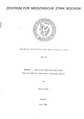 Cover: Medizin - Die Kunst der Menschlichkeit - Ruhr-Universit&auml;t Bochum. Zentrum f. Med. Ethik