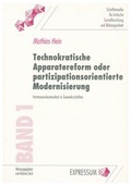 Cover: Technokratische Apparatereform oder partizipationsorientierte Modernisierung - Institut f. krit. Sozialforsch. u. Bildungsarb.