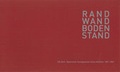 Cover: RAND WAND BODEN STAND - Bayerischer Kunstgewerbever.