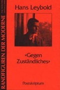 Cover: Gegen Zust&auml;ndliches - zu Klampen Verlag