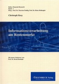 Enlarge image Cover: Informationsverarbeitung am Rentenmarkt - Uhlenbruch