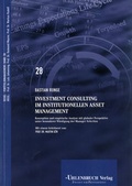 Cover: Investment Consulting im institutionellen Asset Management - Uhlenbruch