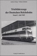 Cover: Triebfahrzeuge der Deutschen Reichsbahn - Stand 1. Juli 1965 - VBN Verlag Bernd Neddermeyer