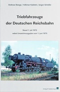 Cover: Triebfahrzeuge der Deutschen Reichsbahn - Stand 1. Juli 1970 - VBN Verlag Bernd Neddermeyer