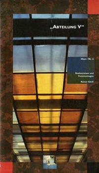 Enlarge image Cover: "Abteilung V" - Rainer Görss - Stadt Zwickau
