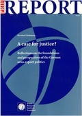 Cover: A case for justice? - PRIF - Leibniz-Institut f&uuml;r Friedens- und Konfliktforschung