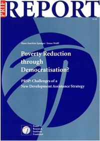 Enlarge image Cover: Poverty Reduction through Democratisation? - PRIF - Leibniz-Institut für Friedens- und Konfliktforschung