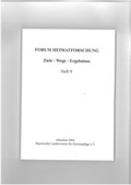 Cover: Methoden, Techniken und Hilfsmittel der Heimatforschung - Bayerischer Landesverein f. Heimatpflege