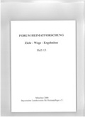 Cover: Der historische Verein. Sachwalter der Geschichte vor Ort - Bayerischer Landesverein f. Heimatpflege