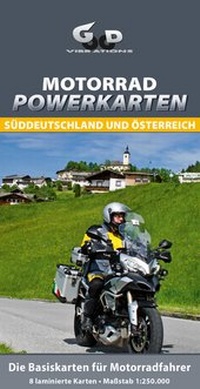 Abbildung von: Motorrad Powerkarten Süddeutschland und Österreich - Highlights-Verlag