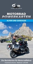 Cover: Motorrad Powerkarten Alpen und Gardasee - Highlights-Verlag
