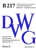 Cover: Innovative Konzepte und Methoden - dringlicher denn je - Deutsche Verkehrswiss. Gesellsch.