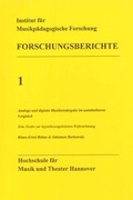 Cover: Analoge und digitale Musikwiedergabe im unmittelbaren Vergleich - Hochschule f. Musik, Theater u. Medien Hannover