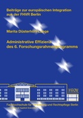 Bild: Administrative Effizienz des 6. Forschungsrahmenprogramms - Hochschule f&uuml;r Wirtschaft und Recht Berlin