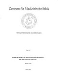 Cover: Ethische Probleme der selektiven Abtreibung - Ruhr-Universit&auml;t Bochum. Zentrum f. Med. Ethik