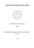 Cover: Ethnische Konflikte im Klinikalltag - Ruhr-Universit&auml;t Bochum. Zentrum f. Med. Ethik
