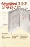 Cover: Vom Schreiben / Aus der Hand oder Was mit den B&uuml;chern geschieht - Deutsche Schillerges.