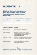 Cover: KUSATU 1. - Hartmut Spenner Verlag