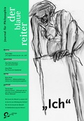 Cover: Der Blaue Reiter. Journal f&uuml;r Philosophie / Ich - der blaue reiter Verlag f&uuml;r Philosophie