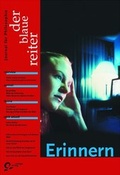 Cover: Der Blaue Reiter. Journal f&uuml;r Philosophie / Erinnern - der blaue reiter Verlag f&uuml;r Philosophie
