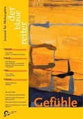 Cover: Der Blaue Reiter. Journal f&uuml;r Philosophie / Gef&uuml;hle - der blaue reiter Verlag f&uuml;r Philosophie