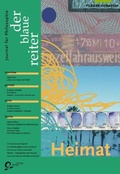 Cover: Der Blaue Reiter. Journal f&uuml;r Philosophie / Heimat - der blaue reiter Verlag f&uuml;r Philosophie