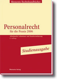 Enlarge image Cover: Personalrecht für die Praxis 2006 - MEMENTO