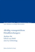 Cover: "Kr&auml;ftig vorangetriebene Detailforschungen" - Edition Kirchhof & Franke