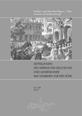 Cover: Mitteilungen des Vereins f&uuml;r Geschichte und Landeskunde Bad Homburg v.d.H&ouml;he e.V. - Verein f. Geschichte u. Landeskde