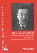 Cover: Krise des Arbeitsrechts - Alfred Klahr Gesellschaft