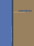 Cover: Adambr&auml;u - aut. architektur und tirol