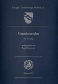 Cover: Menschenrechte - FAU University Press