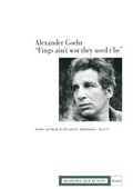 Cover: Alexander Goehr - Wolke Verlag