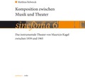 Cover: Komposition zwischen Musik und Theater - Wolke Verlag