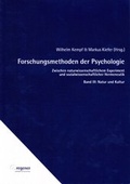 Cover: Forschungsmethoden der Psychologie - verlag irena regener