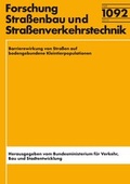 Cover: Barrierewirkung von Stra&szlig;en auf Kleintierpopulationen - Fachverlag NW in Carl Ed. Sch&uuml;nemann KG